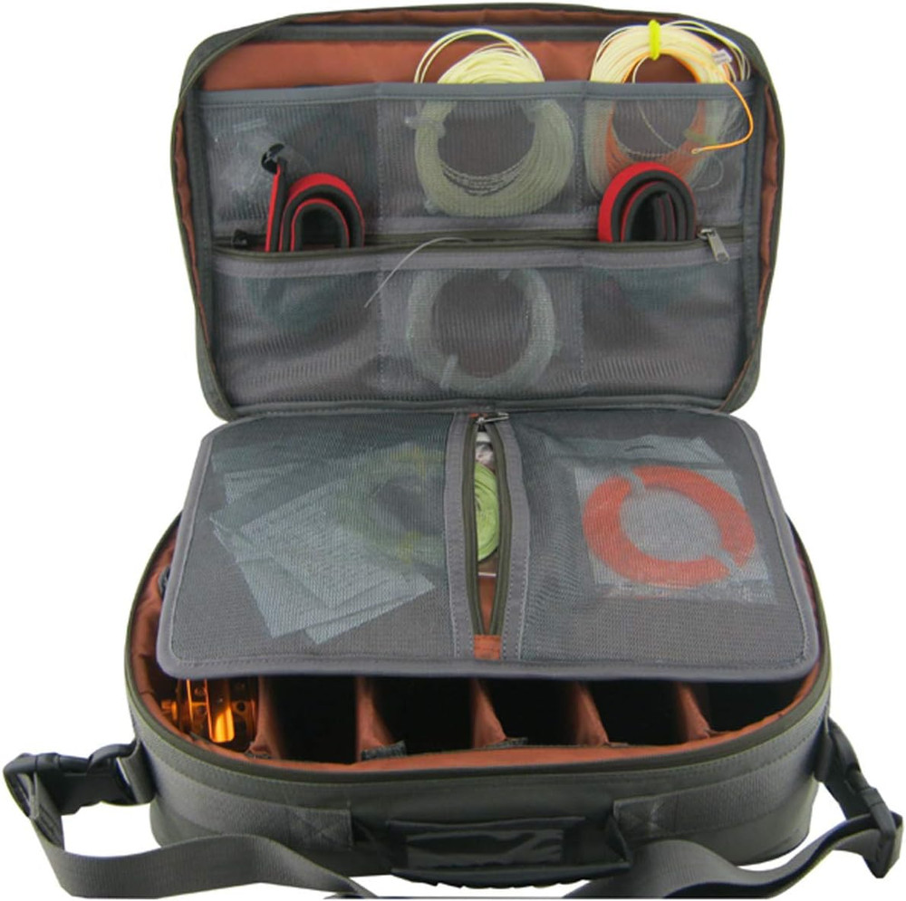 Mag Reel Combo Case with Mesh Pocket for Conventional and Saltwater Reels