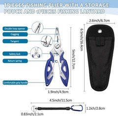 Complete Fishing Kit: 200 Split Rings & 100 Treble Hooks with Durable Tools