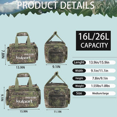 Fishing Tackle Bag Water Resistant 600D Ripstop Shoulder Strap for 3700 3600