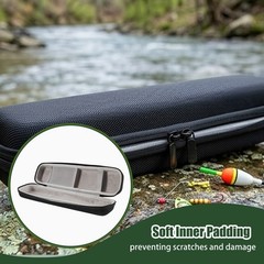 Hard Fishing Rod Bag Shock Absorption Fishing Tackle Box Fishing Gear2673