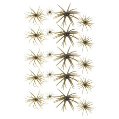 20Pcs Reusable Soft Plastic Fishing Lures Floating Sea Urchin Style Dark Green