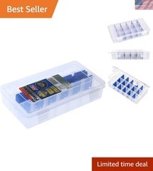 Efficient Fishing Tackle Storage – 2003 Tuff Tainer with 15 Adjustable Dividers
