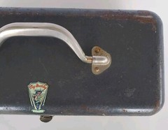 Vintage My Buddy Metal Fishing Tackle Box 2 Trays Gray