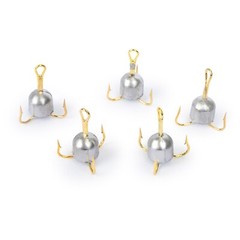 UMT 5 Pack Snagger Hooks 5/0 Treble (1.5oz) 4X Strong for Bunker, Bait,