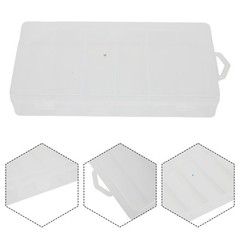 Bait Box PVC Plastic Transparent 17.5×9.5x3cm 1pc Accessory Box Bait Box