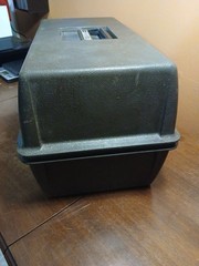 Clean VTG ADVENTURER #2076 Tackle Box W/6 Spinning Trays VLCHEK plastics