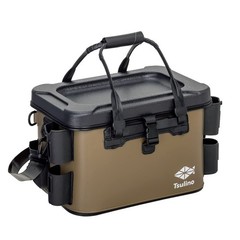 Tsulino Tackle Bag, Khaki, W360 x D250 x H255mm