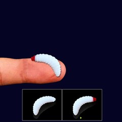 Brand New False Bread Worm Silica Gel 100pcs/box 13*6.5*2.5cm Bright Colors