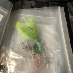 Berkley Soft Bait Binder 1490 With Seven Fluke Rigs And 4 Lead Sinkers