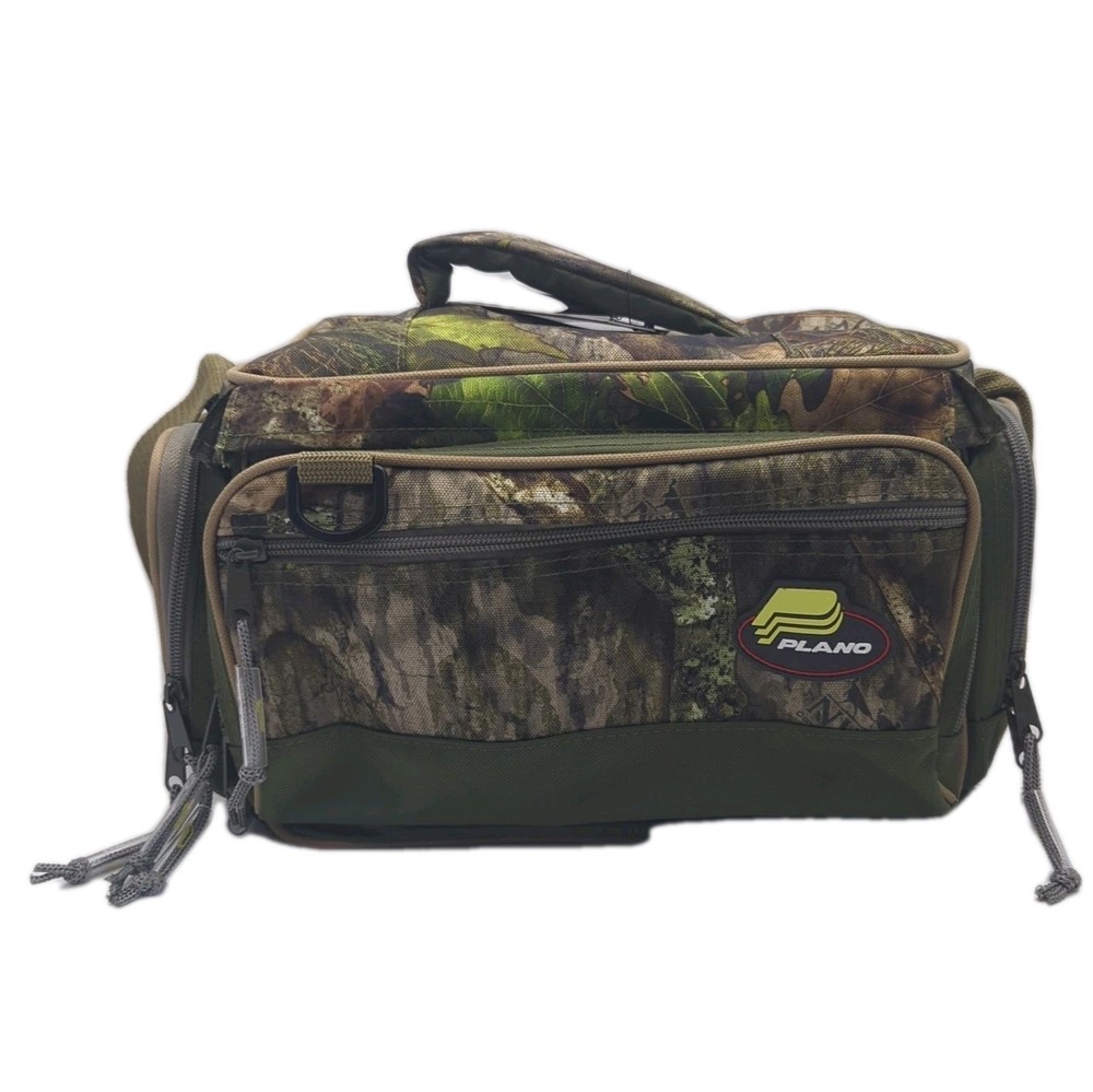 Plano Softsider 3600 Tackle Bag Camo w/ 4 StowAway Boxes Fishing Case Adj Strap