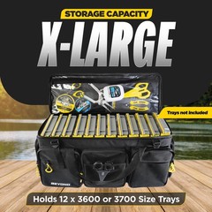 Beyond Fishing Hauler Tackle Bags – Water Resistant with Hard Molded Bottom – Pe