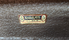 Vintage Kennedy Kits 613 AL 3-Tray Tackle Box Metal Brown USA