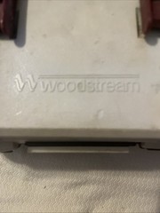 Vintage Woodstream Fishing Lure Tackle Case Box Sportsman Brown Tan