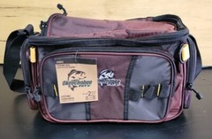 New OKEECHOBEE Fats Small Fishing Bag w/ 2 Med Utility Boxes Red w/ Tags