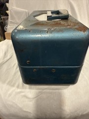 Old Pal Fishing Tackle Box Metal 3 Tray Fold Up