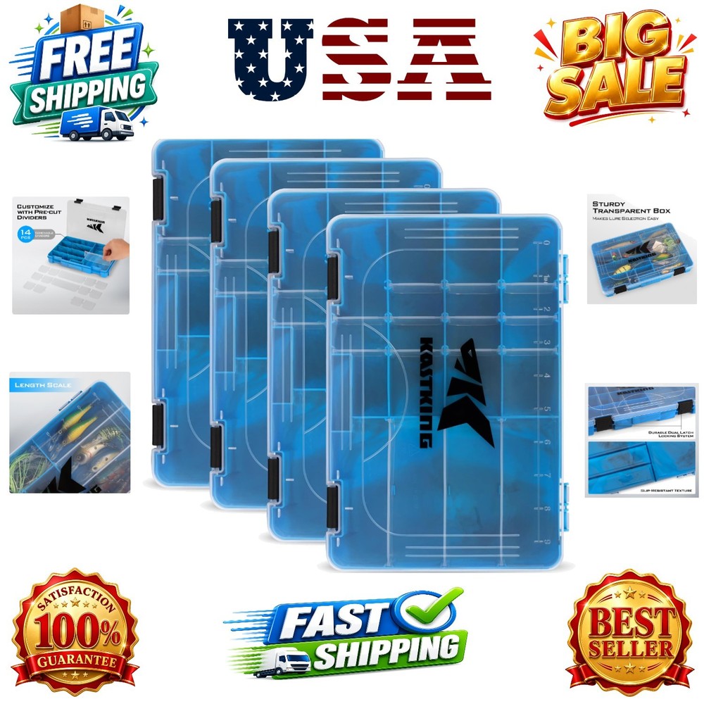 Utility Tackle Boxes, 3600 and 3700 Fishing Tackle Trays | Plastic Storage Or…
