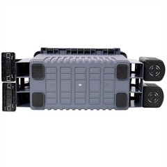 Tackle Box 11L 2 Layer Fishing Tackle Storage Boxes w/ Rod Holder & Cup Holder