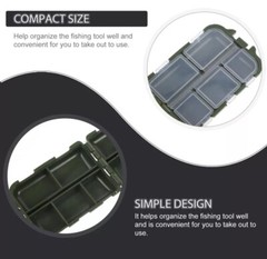 10 Grid Hook Box Storage Box Fishing Accessories for Hooks 3.25″ X 2.25″ RAA