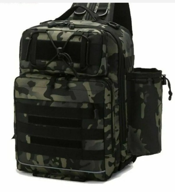 NWT BLISSWILL Fishing Backpack Army Green Camouflage Waterproof New