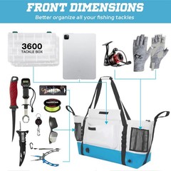 Insulated Fish Cooler Kill Bag with Flat Bottom-25×17.5 40×16 60x20Inches Wat…