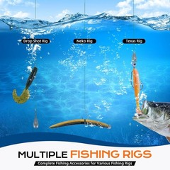449PCS Fishing Gear – Versatile Tackle Box for Every Fishing Adventure
