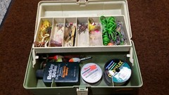 Vintage plano 5410 Tackle Box With Fishing Gear