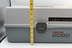 Rare Team Daiwa Phantom 2080 Tackle Box Gray 3 Tier