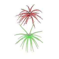 Floating Sea Urchin Lure Pack of 4 6.5cm 9cm TPE Soft Bait for Freshwater Use