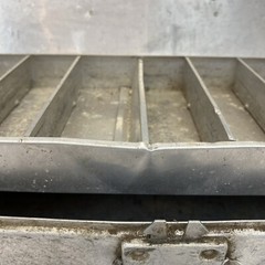Aluminum Tier Tackle Box 5″x7″x18″ In Fair Condition. See description A