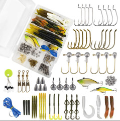 MadBite Freshwater Bass Tackle Kit 187 Pieces