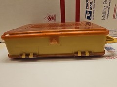 Vintage Plano Mini Magnum Side Kick 3215N Two Sided Fishing Tackle Box
