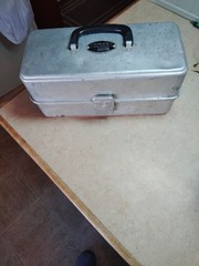UMCO Corporation #103a 1950 S Aluminum Tackle Box Fishing Lure , Watertown Minn.