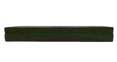 Climax Fold-A-Tray Metal Tackle Box Green Vintage