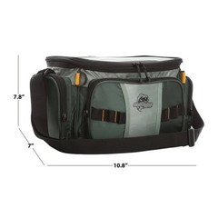 Okeechobee Fats Soft-Sided Fishing Tackle Bag w/ 2 Lure Boxes Polyester