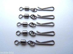 Fishing Tackle 30pc carp weights lead clips Quick links swivels for hair rigs