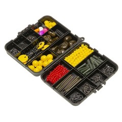 328pcs Carp Fishing Tackle Kit Box Swivels Float Needles Fishing Accessories
