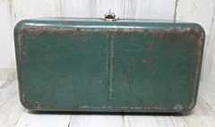 EUC #5413 VTG Tackle Box “Union Steel Chest Corp” Leroy, NY REGD 1951 Lures/More