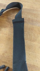 Net Angler Black Crossbody Fishing Tackle Sling Bag, Lots of Pockets.