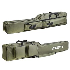 LEOFISHING Fishing Tackle Storage Bag – 130cm/4.27ft 9.4 inches, Green