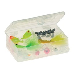 Pocket Fishing Tackle Box Organizer 4.5L x 3W x 1.25H Portable Storage Case