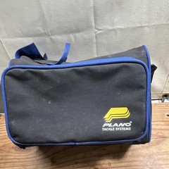 Plano Tackle Systems Black/Blue Tackle Bag Shoulder Strap w/ Box and 12 lures