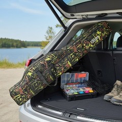 Fishing Rod Case – 3 Layers Fishing Pole Bag Portable Carry Storage Case 51.18in