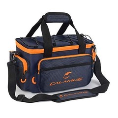 Fishing Tackle Bags – Fishing Bags B：Orange(without trays)-14.3*9*7.5 inches