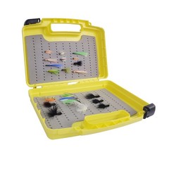 Aventik Streamer Fly Boxes Click Lock Large Streamer Flies Foam Storage Fishi…
