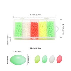 Glow Fishing Beads Quick Tackle Setup Glow In The Dark Enhances Visibility