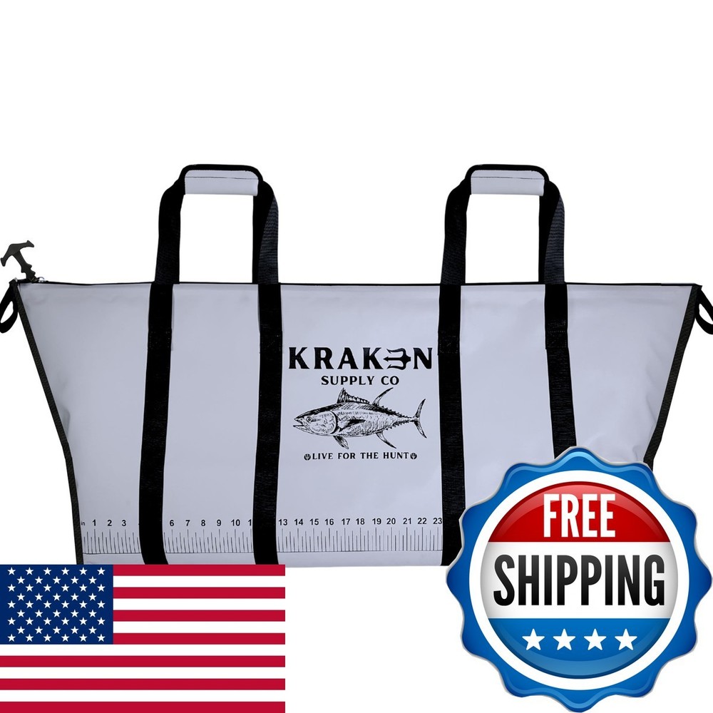 KRAKEN SUPPLY CO 48” Fish Kill Bag Game Bag Leak Proof Insulated Offshore