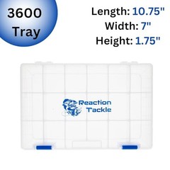 Tackle Box Trays, Utility Storage Boxes for Fishing 3600 Trays (2-pack)