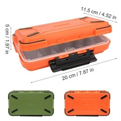 ABS Waterproof Fishing Tackle Box Bait Lure Hooks Storage Case Organizer