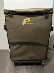 Plano Rolling Tackle Box 23” Gear Suitcase Bag Military Green Extendable Handle
