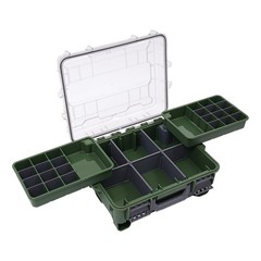 Fishing Tackle Storage Box, Fishing Tackle Box With Small Removable Tackle Tray